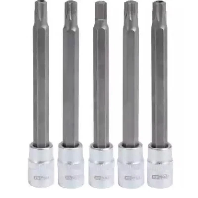 Afbeelding van KS TOOLS 140.2300 Doppenset Torx, met boring Chroom vanadium staal 1/4 Vierkant