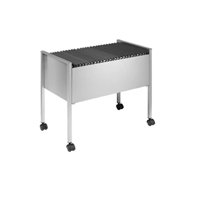 Afbeelding van Durable Eco2my mappentrolley 80 A4 mappen Zilver