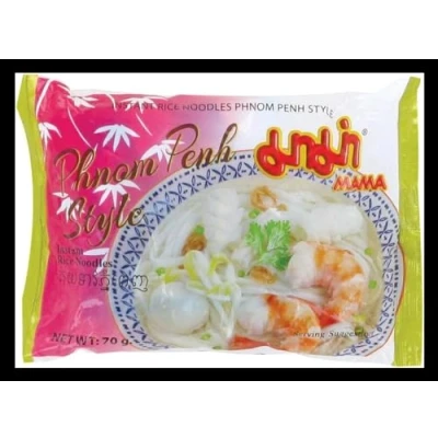 Afbeelding van MAMA Phnom Phenh Instant rijstnoedels, Oosterse authentieke Thaise keuken, 12 x 70 g