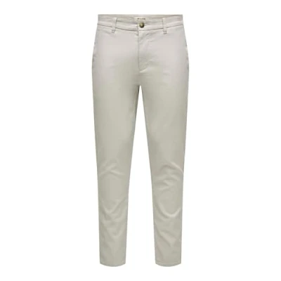Image de ONLY &amp; SONS Pantalon ONSMARK Slim Fit pour homme, Calcaire, 30W / 30L