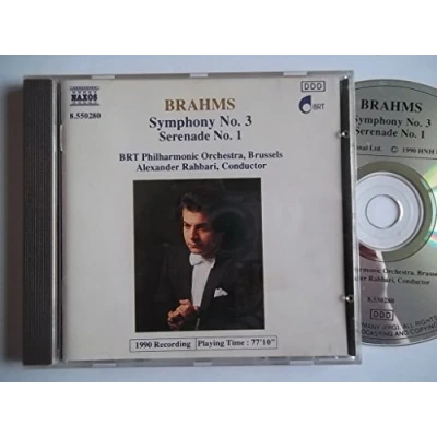 Afbeelding van BRT Philharmonic Orchestra Brussels, Alexander Rahbari Brahms: Symphony 3/Serenade 1 (CD)