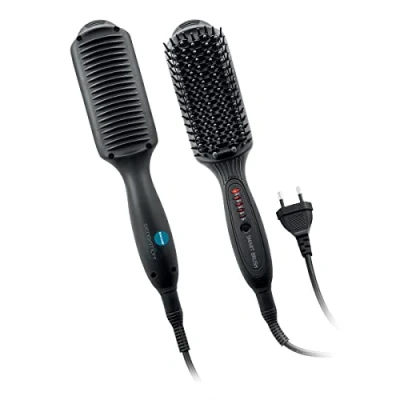 Afbeelding van Macom 228 haarstyler Straightening stijlborstel Warm Zwart 50 W 2,5 m