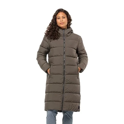 Afbeelding van Jack Wolfskin Frozen Palace Donsjas, Dames, Maat: Small, Dunkelbraun (147)
