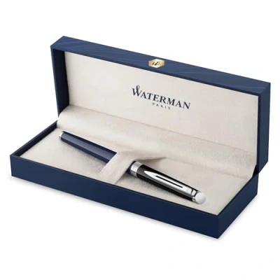 Afbeelding van Rollerpen Waterman Hémisphère Colour Blocking black en blue CT fijn