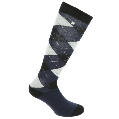 Image de EQUITHÈME Chaussettes Girly Bleu Marin Clair 39 41