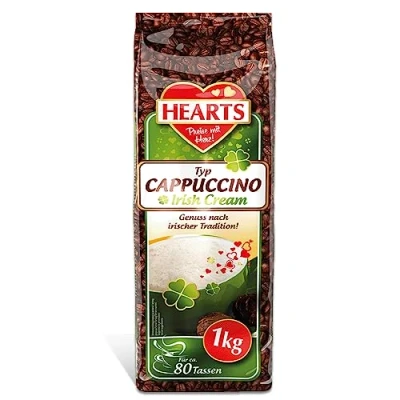 Afbeelding van HEARTS Cappuccino Ierse crème 1 kg