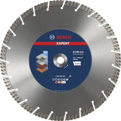 Image de BOSCH 2608900665 Expert Disque multimatériaux de coupe diamanté 300x20/25,40x3x15mm