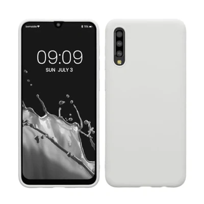 Afbeelding van kwmobile telefoonhoesje geschikt voor Samsung Galaxy A50 Hoesje smartphone Back cover in mat wit