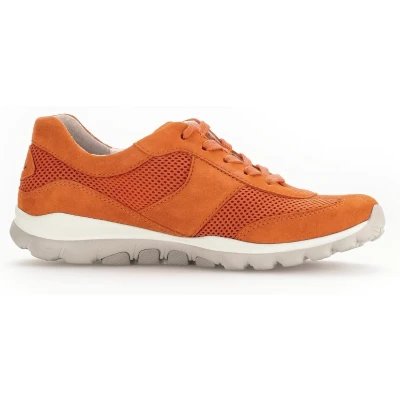 Afbeelding van Gabor Sneakers laag, Dames, Maat: 43, Orange Leer en imitatieleer