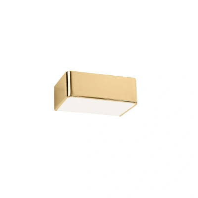 Afbeelding van Wandlamp Rauma, messing, breedte 20 cm