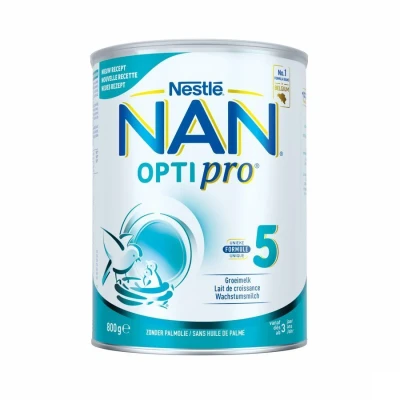 Afbeelding van Nestlé NAN® OptiPro 5 Groeimelk vanaf 3 jaar Flesvoeding Baby 1 x 800 gr