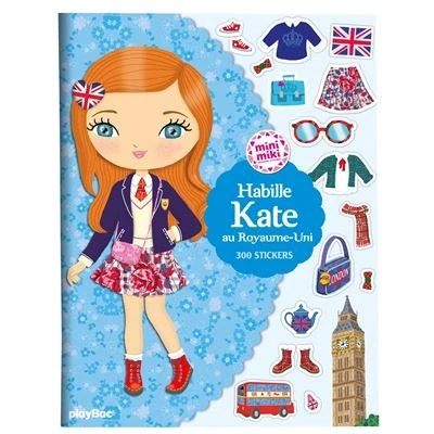 Image de Minimiki Stickers Habille Kate au Royaume Uni