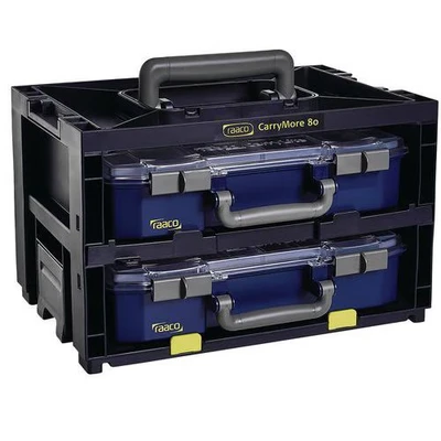 Afbeelding van raaco CarryMore 80x2 Assortimentskoffer (b x h d) 386 241 278 mm Inhoud 1 stuk(s)