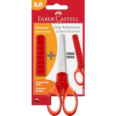 Afbeelding van Faber Castell schoolschaar GRIP rood FC 181550