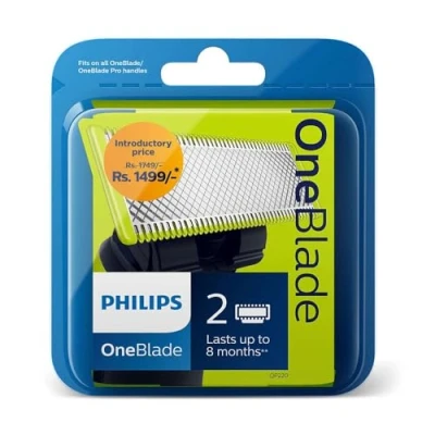 Afbeelding van Philips Oneblade Reservescheermesje, 2 scheermesjes, 1