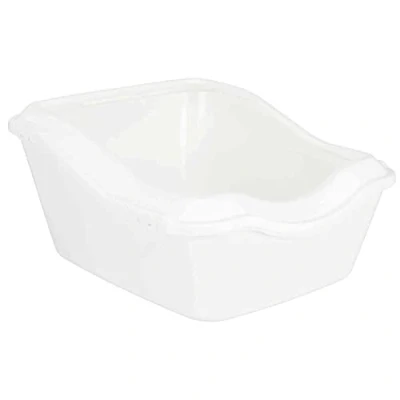 Afbeelding van Trixie Kattenbak Cleany Cat Met Rand Wit 54X45X29 CM