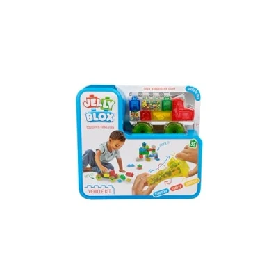 Image de Blocs De Construction Goliath Jelly Blox Vroom Truck Kit Souples Avec Voitures! Des 2 Ans