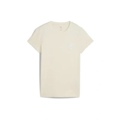 Afbeelding van Puma Tshirt print, Dames, Maat: Medium, Alpine snow