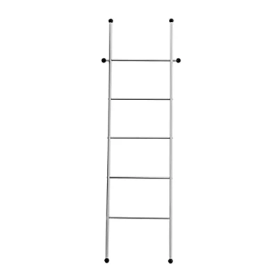 Afbeelding van WENKO Handdoekladder, handdoekhouder van roestvrij staal, mat, 5 niveaus, 52 x 158 3 cm