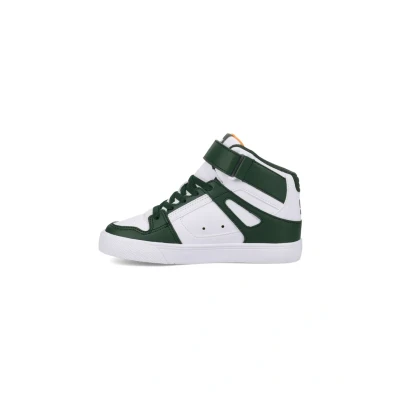 Afbeelding van DC Shoes Pure Hi Se Sneakers voor jongens, Veelkleurig (Wit Donkergroen), 28,5 EU