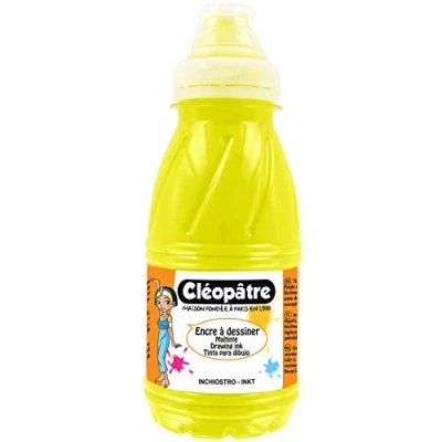 Afbeelding van Cleopater Tekeninkt, geel, 250 ml