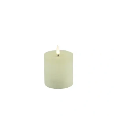 Afbeelding van Countryfield LED Stompkaars rustiek 8 cm Creme