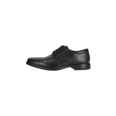 Afbeelding van Clarks howard walk leren schoenen, large, zwart.