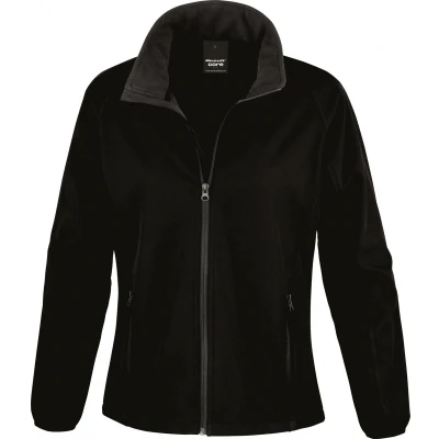 Afbeelding van Result Core Ladies Printable Soft Shell R231F Black /