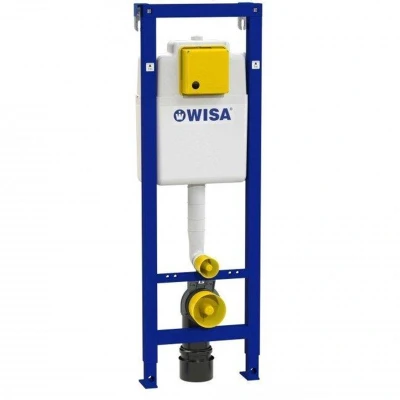 Afbeelding van Wisa XS WC element met frontbediening wateraansluiting 16x2 inwendig h112 132xb38xd14 20cm