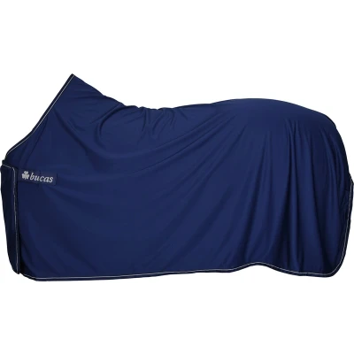 Afbeelding van Bucas Prize Cooler Promo Deken Navy Zilver Bovenlengte: 125 cm &amp; Onderlengte: 168