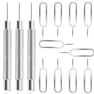 Afbeelding van 13 stuks simkaart uitwerpelden, verwijderen gereedschap, ejector, lade pin uitwerp, voor het openen en uitwerpen van uitwerppen