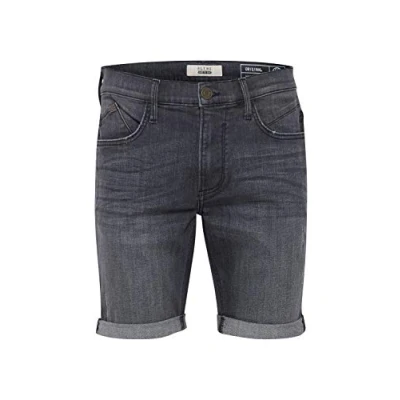 Afbeelding van Blend BHGrilitsch Grilitsch Denim Shorts met rechte pasvorm, Dark Grey (76209)