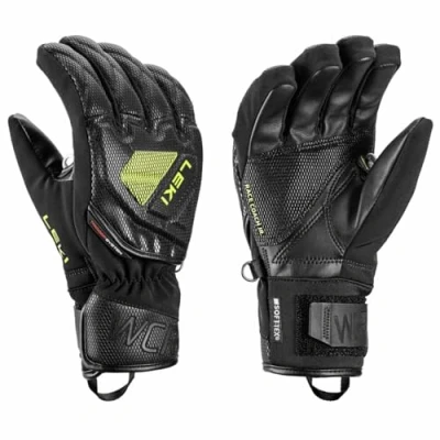 Afbeelding van Leki Alpino Wcr C tech 3d Junior Handschoenen Zwart 12 13 Years Jongen
