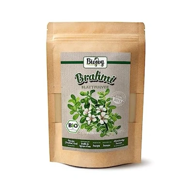 Image de Biojoy Poudre de Brahmi BIO (250 g), powder, sans additifs (Bacopa monnieri (L.) Wettst.)