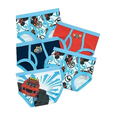 Afbeelding van Blaze en de Monster Machines Jongens Ondergoed Set van 5 Multipack Trucks Slips Leeftijden 18 maanden tot 8 jaar, Meerkleurig
