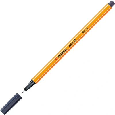 Afbeelding van STABILO point 88 Fineliner 0,4 mm Payne&#039;s Grijs per stuk