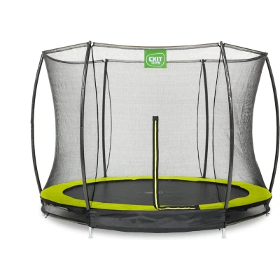 Afbeelding van EXIT inground trampoline ø244cm Silhouette (groen)