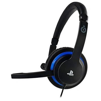 Image de Micro casque mono BigBen Communicator Noir et Bleu pour PS4
