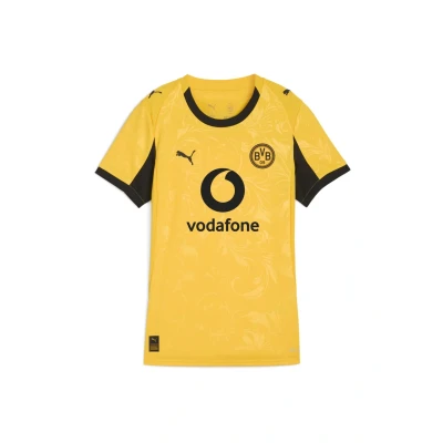 Afbeelding van PUMA Borussia Dortmund 25/26 Cup voetbalshirt voor Dames, Zwart/Geel, Maat XXS