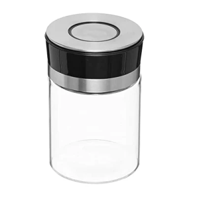 Afbeelding van Five® Glazen voorraadpotten Met drukknop 169214 deksel, Vaatwasserbestendig, Magnetronbestendig, Luchtdicht, Diepvriesbestendig, BPA vrij
