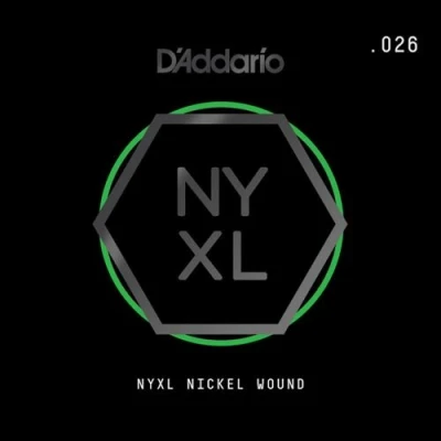 Image de D&#039;Addario NYNW026 Tirant .026 corde au détail nickel wound guitare électrique