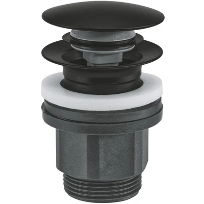 Afbeelding van GROHE Waste Set Ø63mm push open matte black
