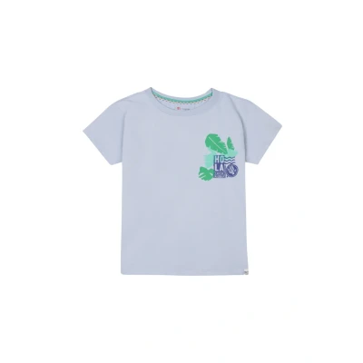 Afbeelding van Noppies T shirt Leachville Light Sky Maat 140