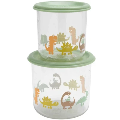 Afbeelding van Sugarbooger snackdoosjes good lunch baby dinosaur large 2st