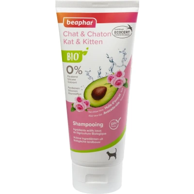 Afbeelding van Beaphar Bio Shampoo Kat En Kitten Kattenvachtverzorging 200 ml