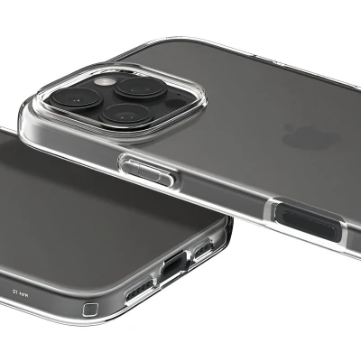 Afbeelding van Spigen Liquid Crystal Hoesje Geschikt voor Apple iPhone 16 Pro Back Cover TPU Transparant