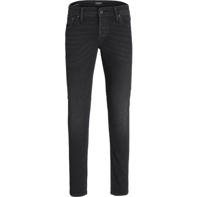 Afbeelding van Jack &amp; Jones Junior Jjiglenn Jjoriginal Slim fit jeans voor kinderen, Maat: 110, Black denim