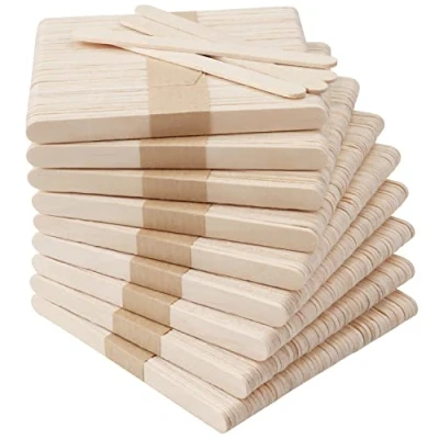 Afbeelding van Handi Stitch 1000 Pak Natuurlijk Houten Hobby Ijs Stokjes L11 x B1 cm Gladde Jumbo Ijsstokjes Voor Kunst Projecten, Kinderen DIY &amp; Tuin Planten