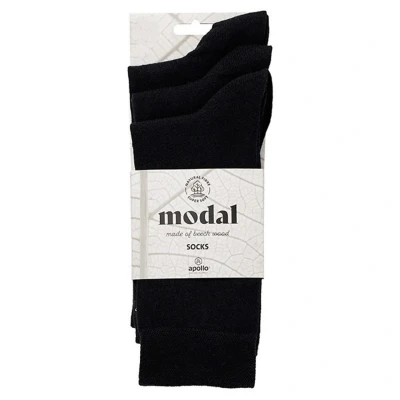 Afbeelding van Apollo Sokken Modal 3 Pack Zwart 39/42