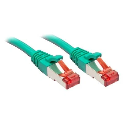 Image de Câble réseau Cat.6 S/FTP, cuivre, 250MHz, vert, 0,5m
